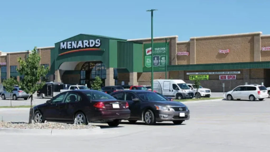 Cars Parked Infront of Mernads - Menards Store Hours