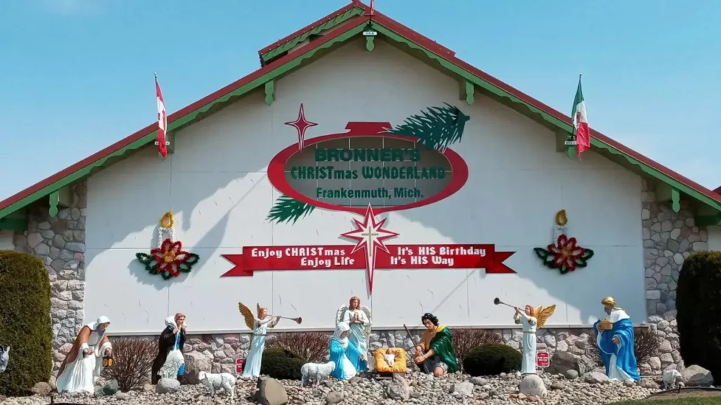 Exterior View of Bronner's CHRISTmas Wonderland - Bronner's CHRISTmas Store Hours