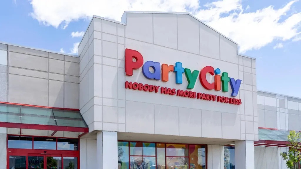 Party City Under Partially Cloudy Sky - Party City Store Hours