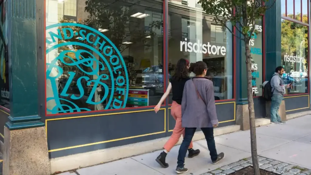 People Walking Next To RISD Store RISD Store Hours