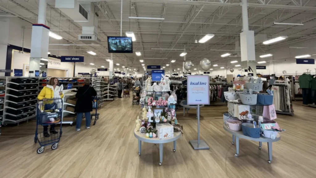Shoppers Inside A Marshalls Store - Marshalls Store Hours