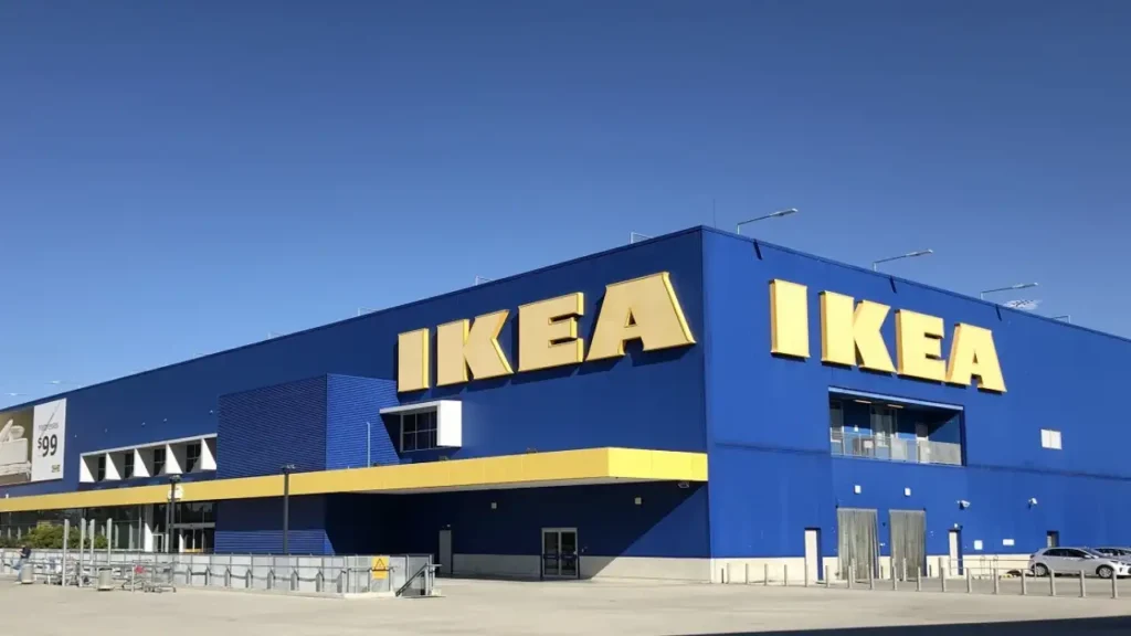 An IKEA Building Under a On A Sunny Day - Is IKEA Open on Easter?
