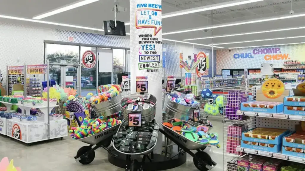Five Below Interior - Five Below Store Hours