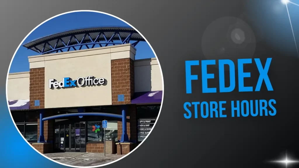 FedEx Office Building Next to the Title Text - FedEx Store Hours