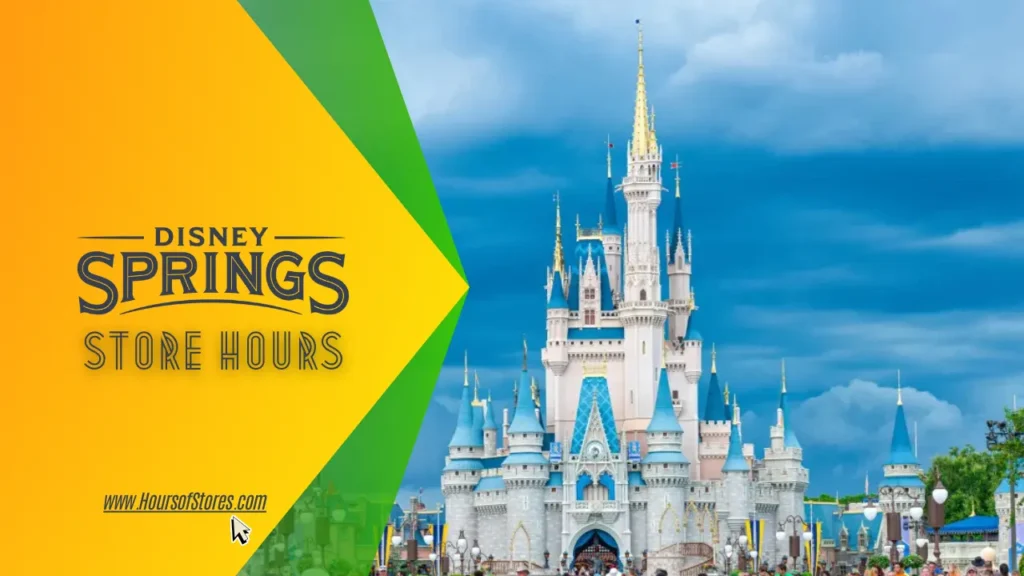 Cinderella Castle in Disney Springs - Disney Springs Store Hours
