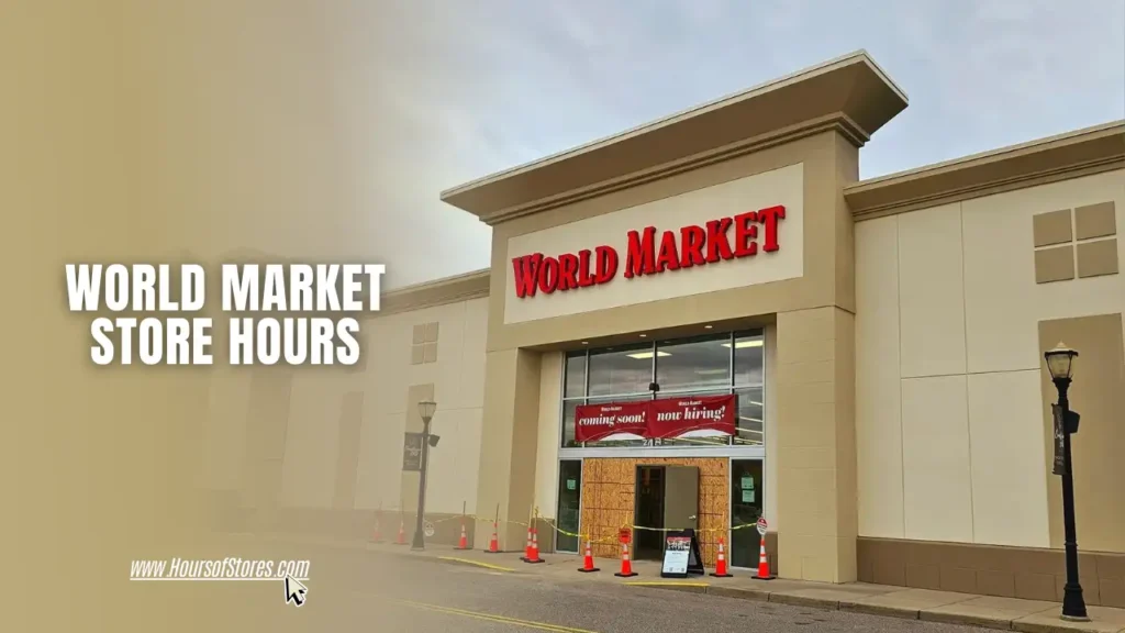 A World Market Store Under Cloudy Sky With Article Title Text - World Market Store Hours